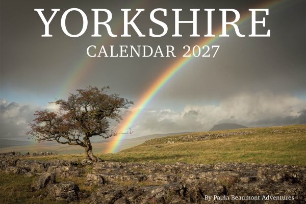 2027 Yorkshire Calendar featuring twelve landscape photographs from across Yorkshire by Paula Beaumont.